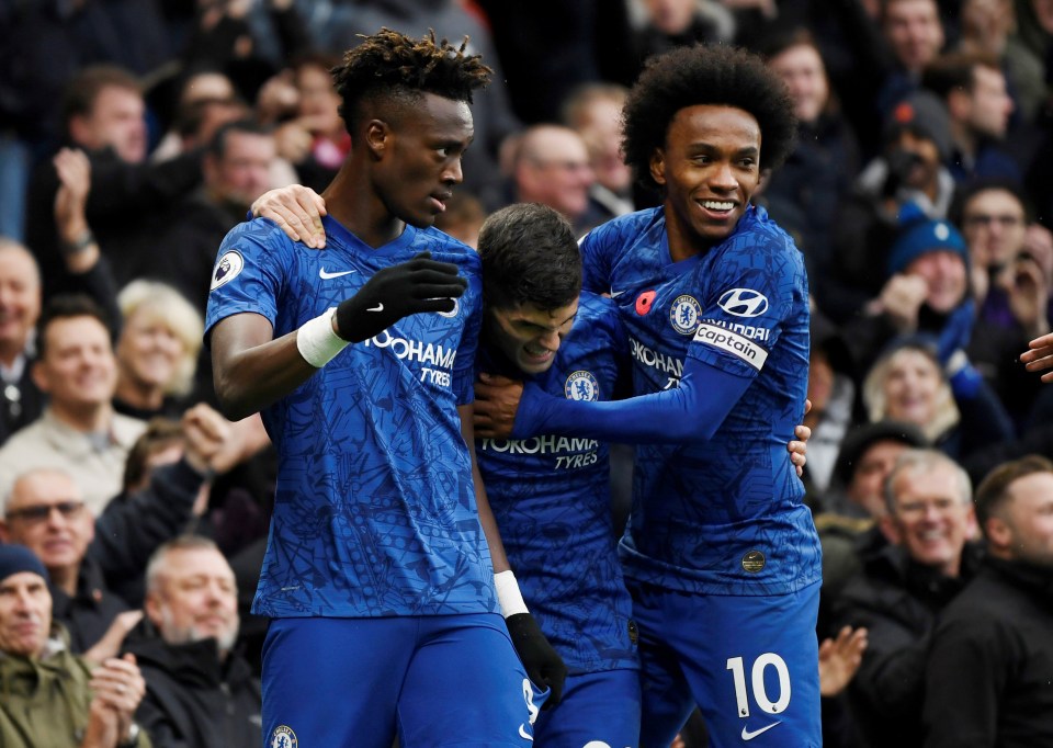  Christian Pulisic and Tammy Abraham got the goals as Chelsea beat Crystal Palace at Stamford Bridge, with Willian also impressive