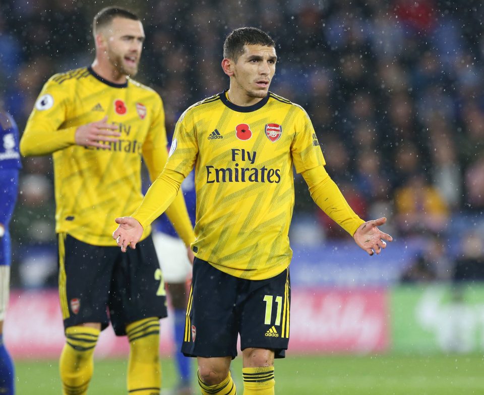  Lucas Torreira is growing unsettled at his lack of games at Arsenal