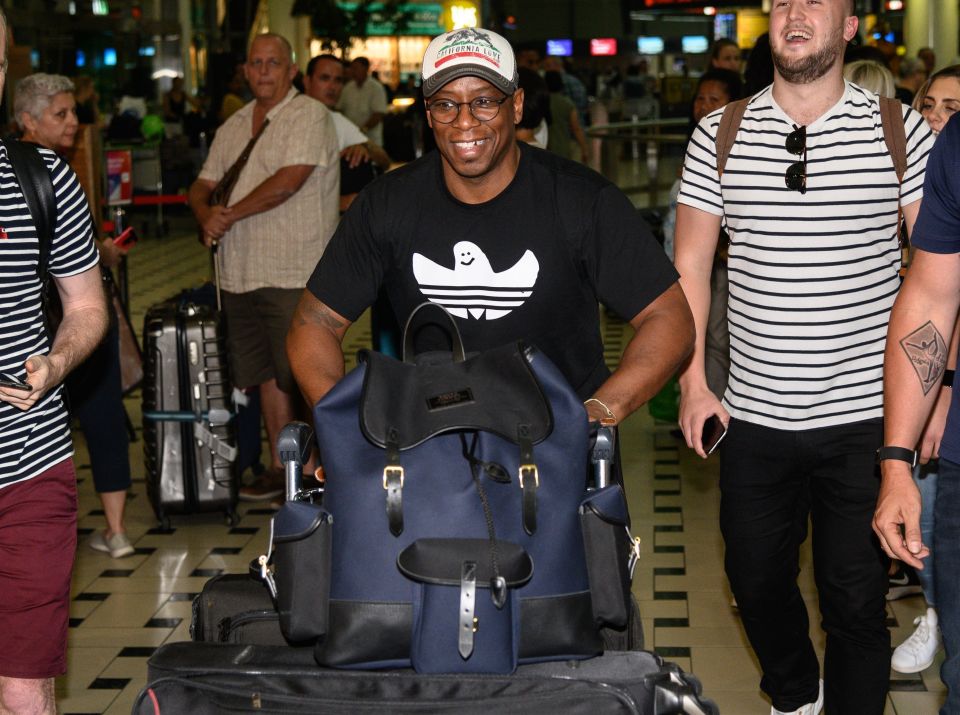  I'm A Celeb's Ian Wright was the first star to land in Australia and tried to deny involvement in the show