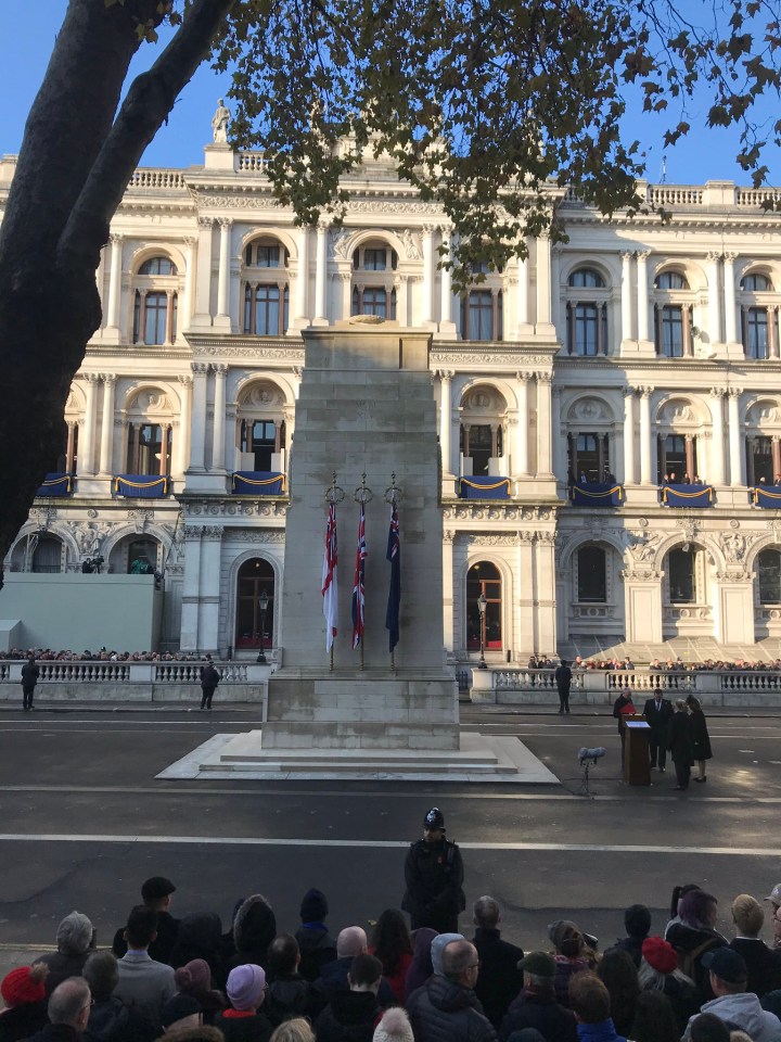 Around 10,000 people attended last year’s Remembrance Sunday event at the Cenotaph