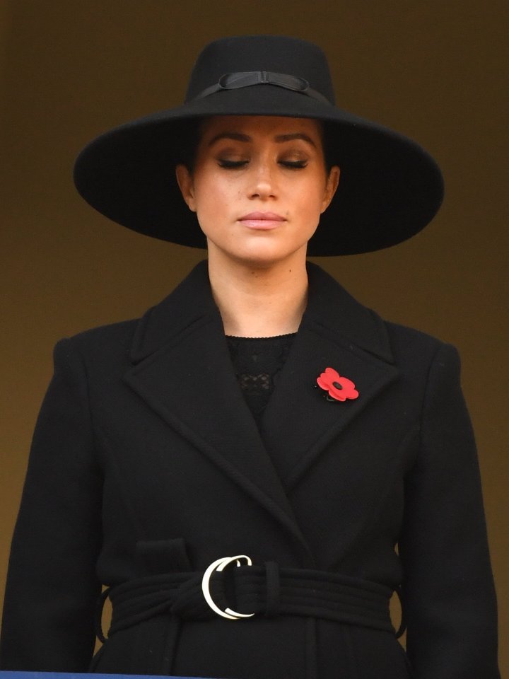  Meghan Markle falls silent for Britain's war heroes