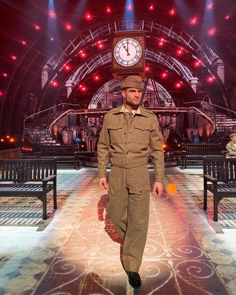  Aljaz Skorjanec is a lone soldier in first look at emotional Rememberance Day tribute