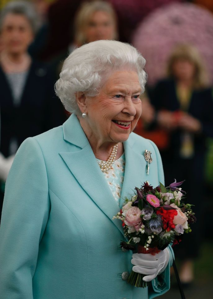  The Queen joked that people "wanted her dead" after she was presented with a poisonous plant at the Chelsea Flower Show in 2016