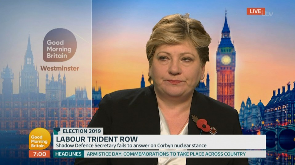  Emily Thornberry slipped up and said she wanted Britain to leave the EU