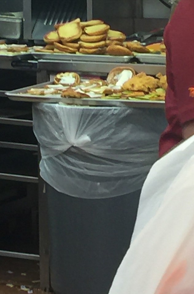  The owner claimed the trash can was empty