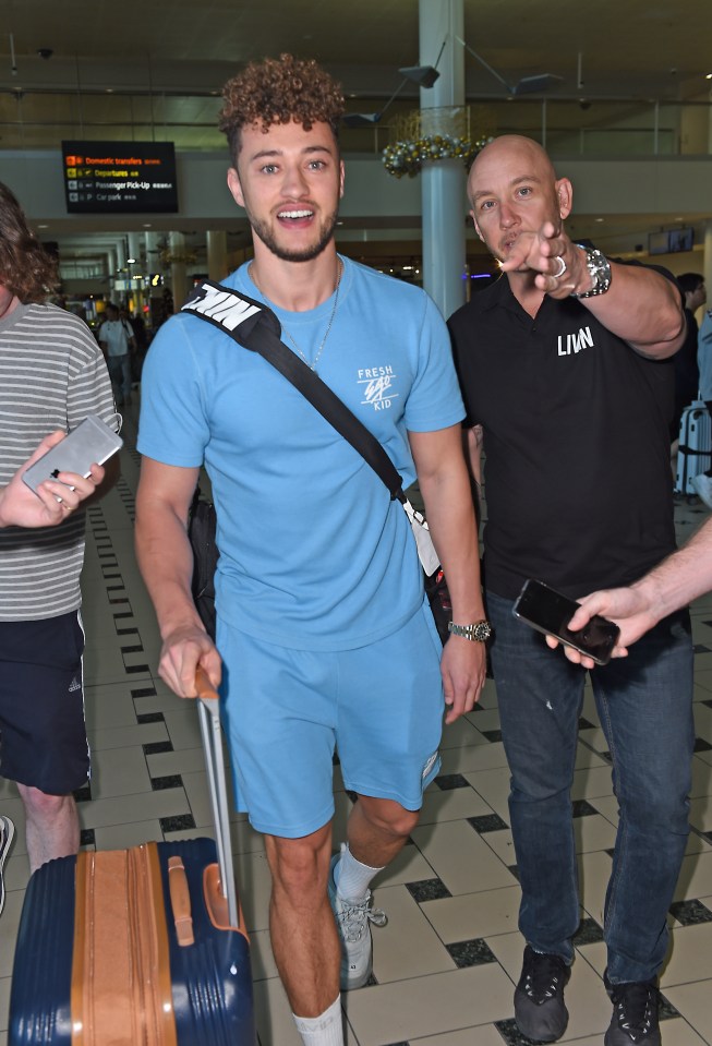  Myles Stephenson has arrived in Australia for I'm A Celebrity 2019