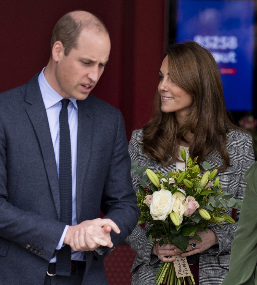 The couple chat after meeting with Shout volunteers