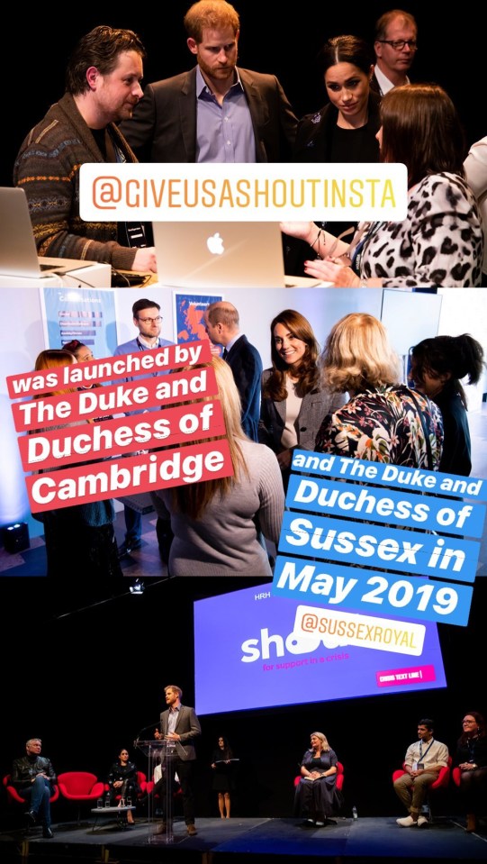 The Kensington Palace Instagram gave a shout out to the Sussexes