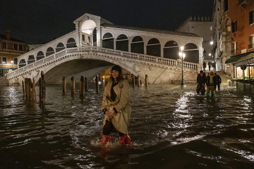  The Venice floods are already feared to have claimed two lives