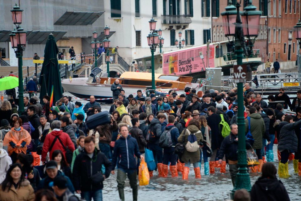  The damage from flooding in Venice is feared to run into the billions