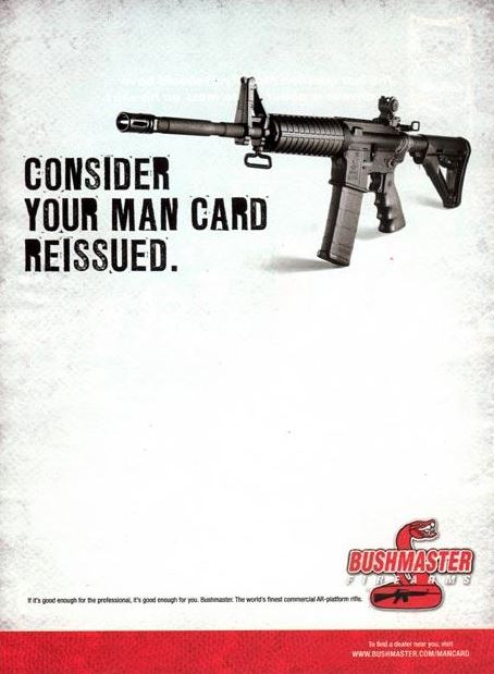  An ad for the rifle used by the Sandy Hook gunman