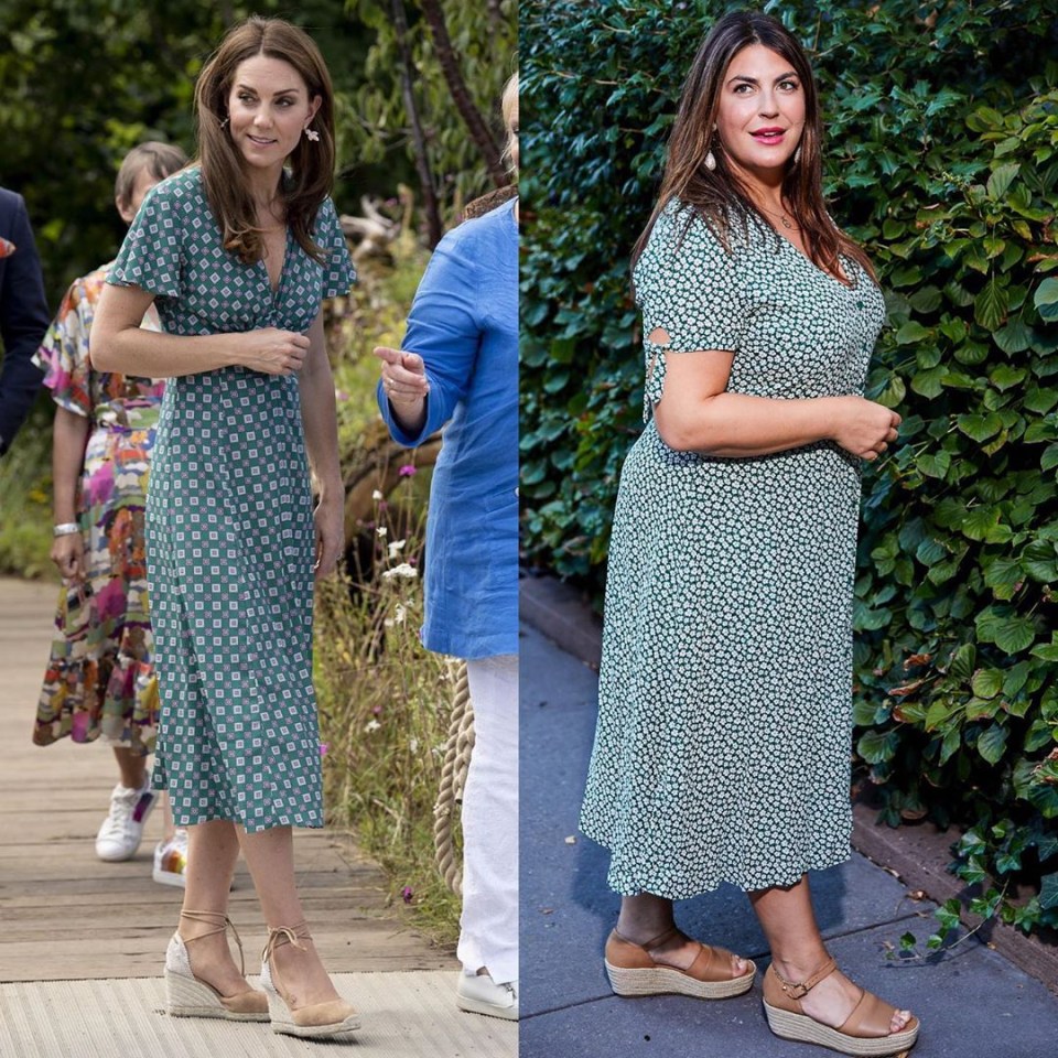 Katie has also recreated some of Kate Middleton's best ensembles