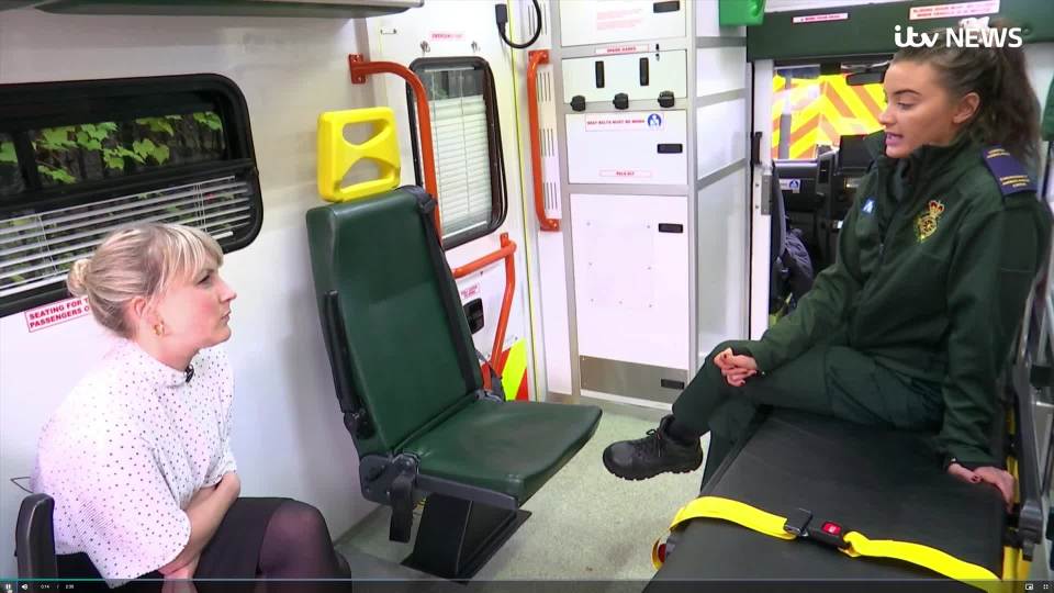  Lizzie said that attacks at the weekend are 'expected' by paramedics