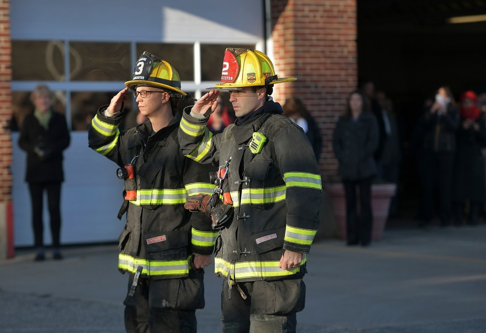  The hero saved two of his colleague's lives