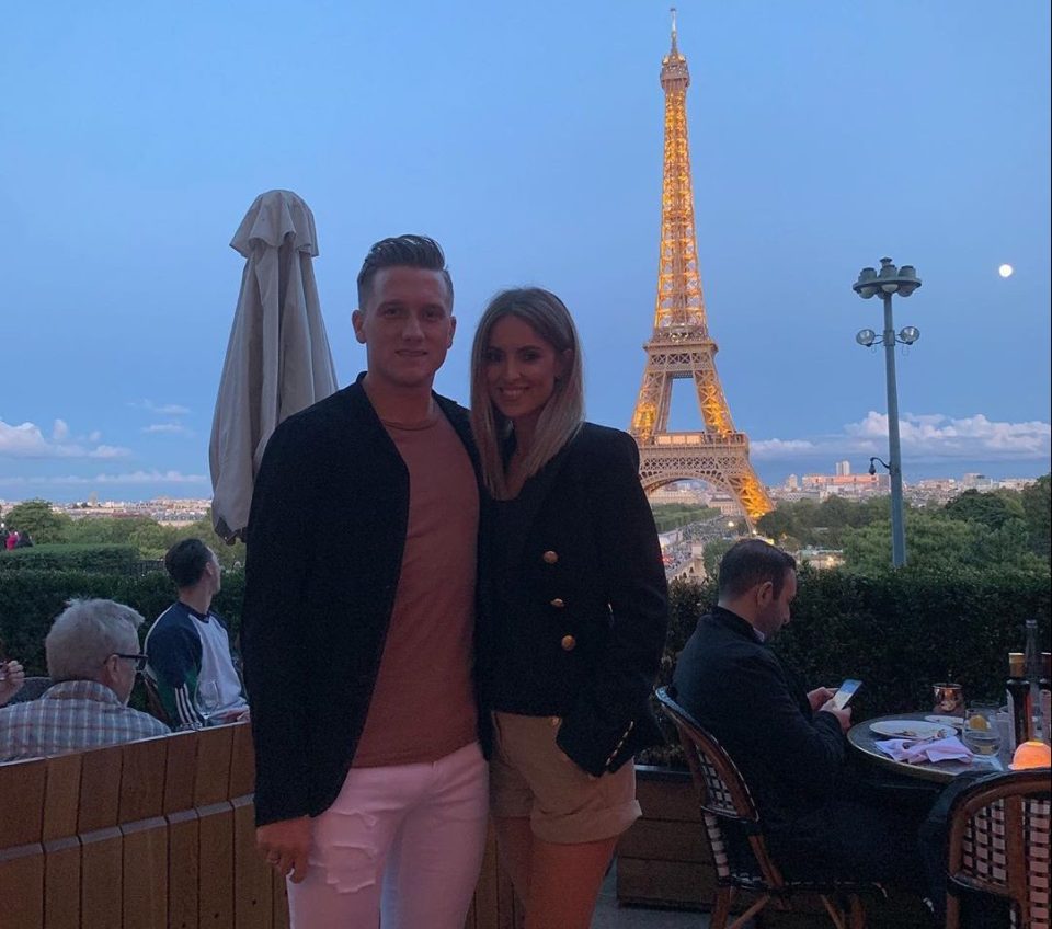  Zielinski's wife has gone home to Poland while her husband is on international duty