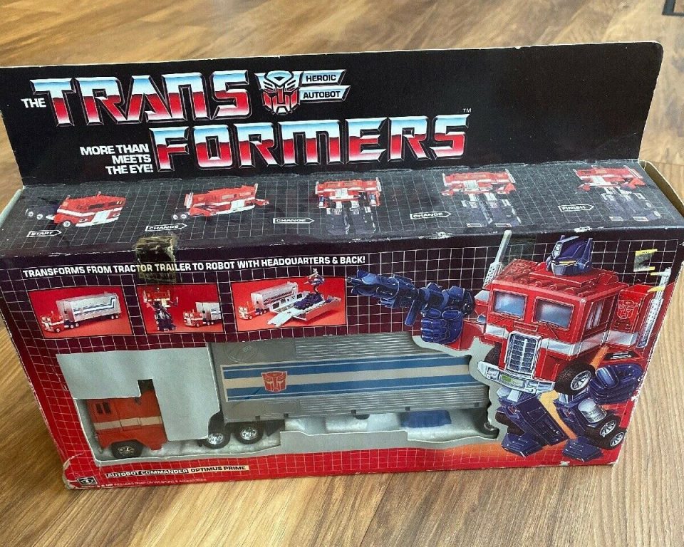  One of the biggest value hikes is for Transformers toys - this 1980s Optimus Prime, originally worth £13.95, sold for £1,020 after a bidding war