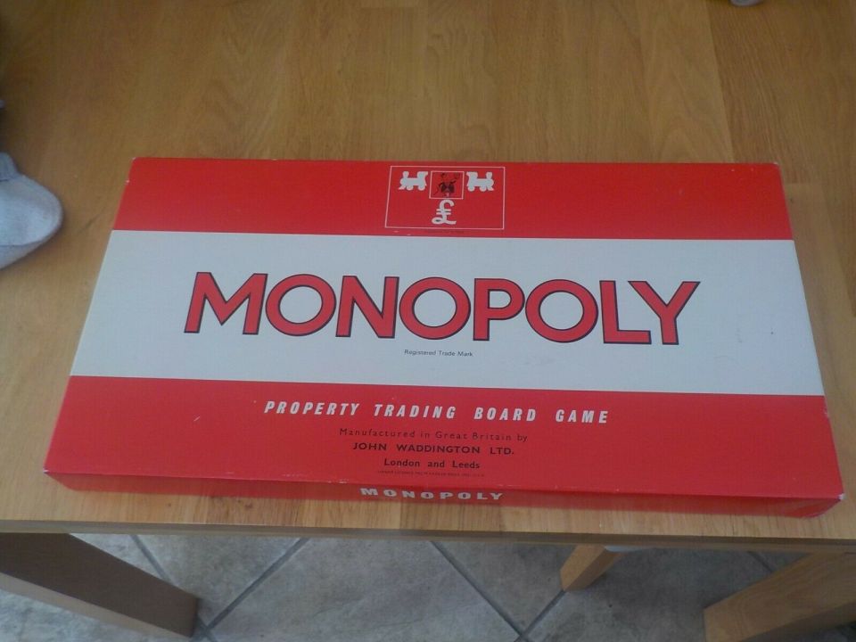  Untouched, original versions of Monopoly can go for £36 online