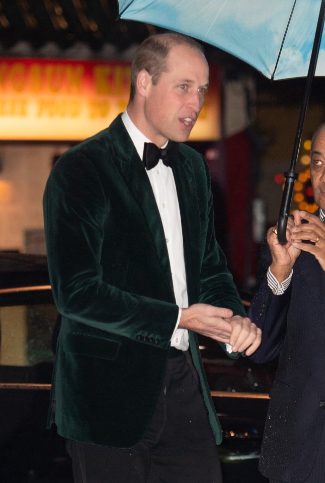 Last night the Duke stepped out at Centrepoint’s 50th anniversary gala