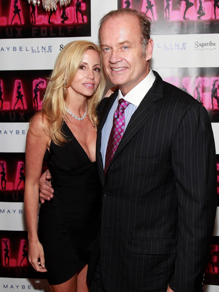 Kelsey, right, with his third wife, Real Housewives Of Beverly Hills cast member Camille