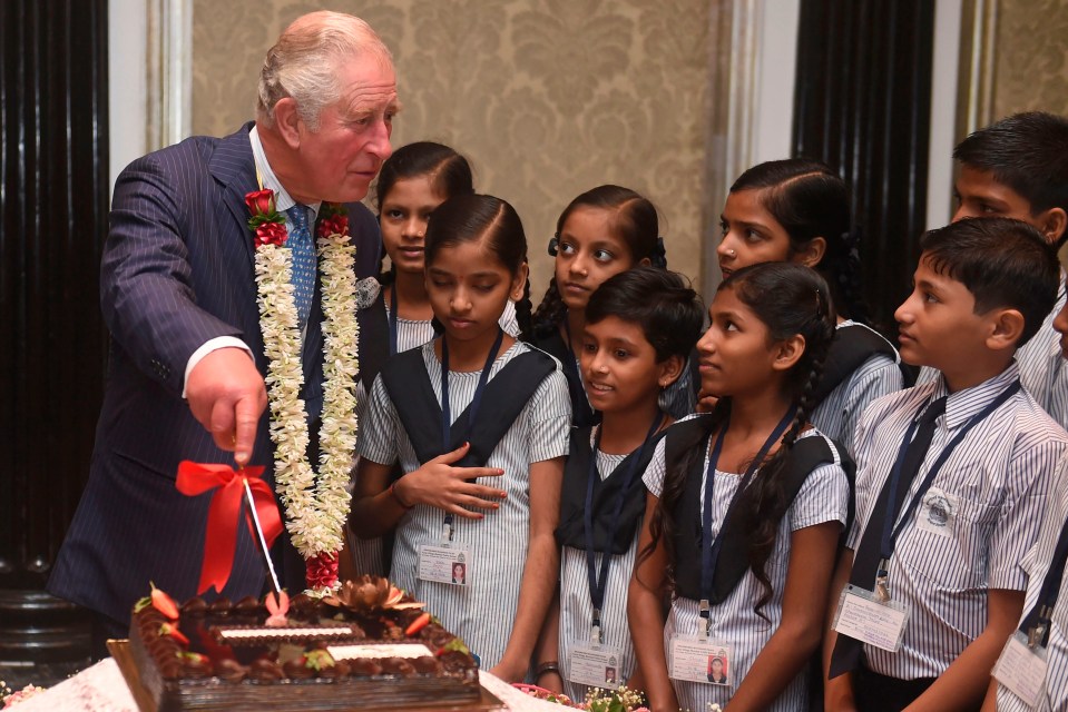 Charles is currently on a visit to Mumbai in India