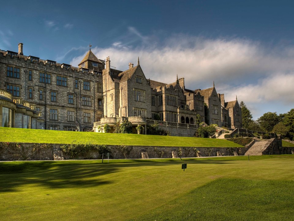  Guests at Bovey Castle get the run of the deer park, golf course, tennis courts and spa