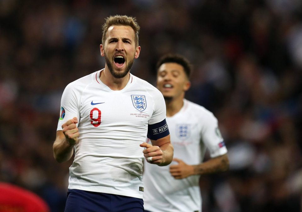 Harry Kane led the way for England as they sealed Euro 2020 qualification by thrashing Montenegro