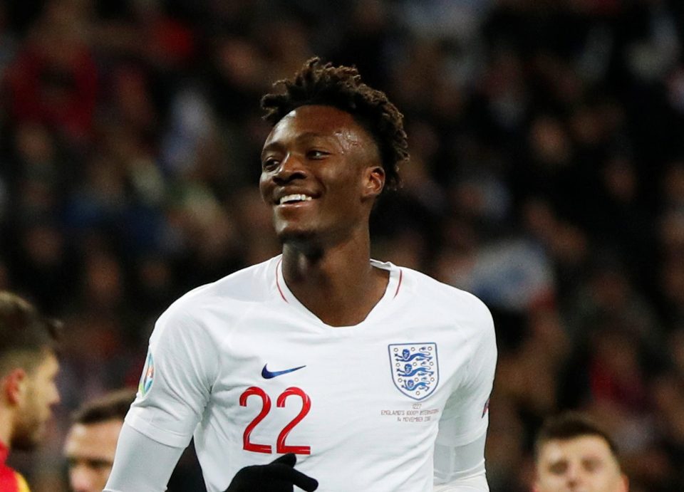  Tammy Abraham made it seven with his first England goal