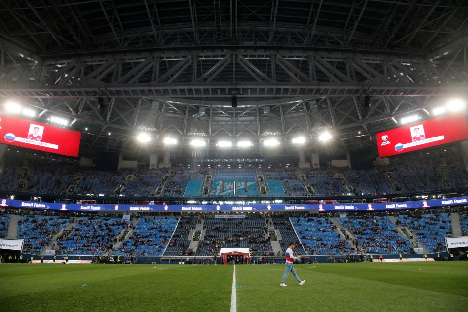  The Saint Petersburg Stadium in Russia is set to host group stage games and a quarter-final