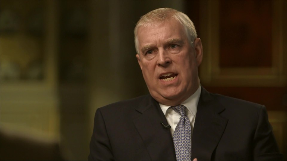 The Duke of York, speaking for the first time about his links to Jeffrey Epstein in an interview with BBC Newsnight's Emily Maitlis