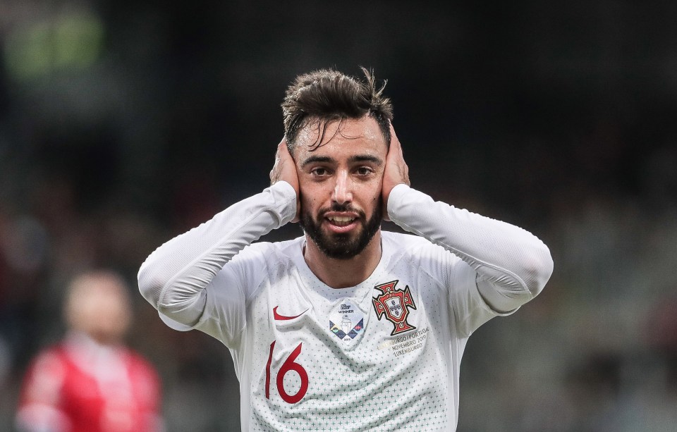  Bruno Fernandes opened the scoring for Portugal against Luxembourg