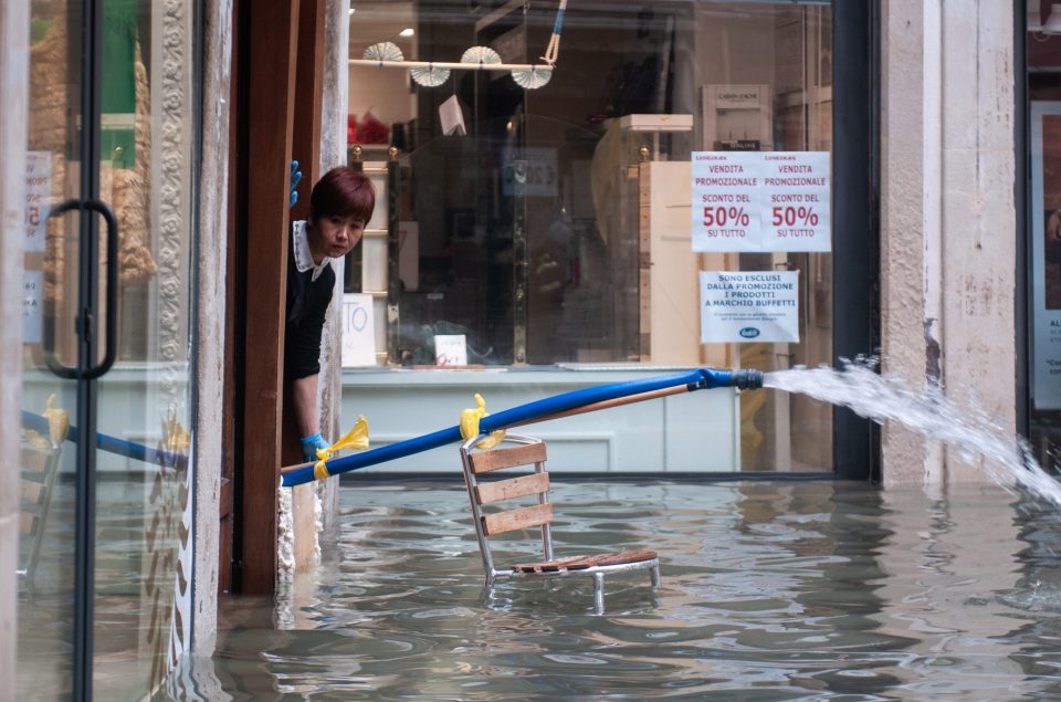  Venice floods 2019: Venice suffered another exceptional high tide on Sunday, with the water peaking at 150 cm