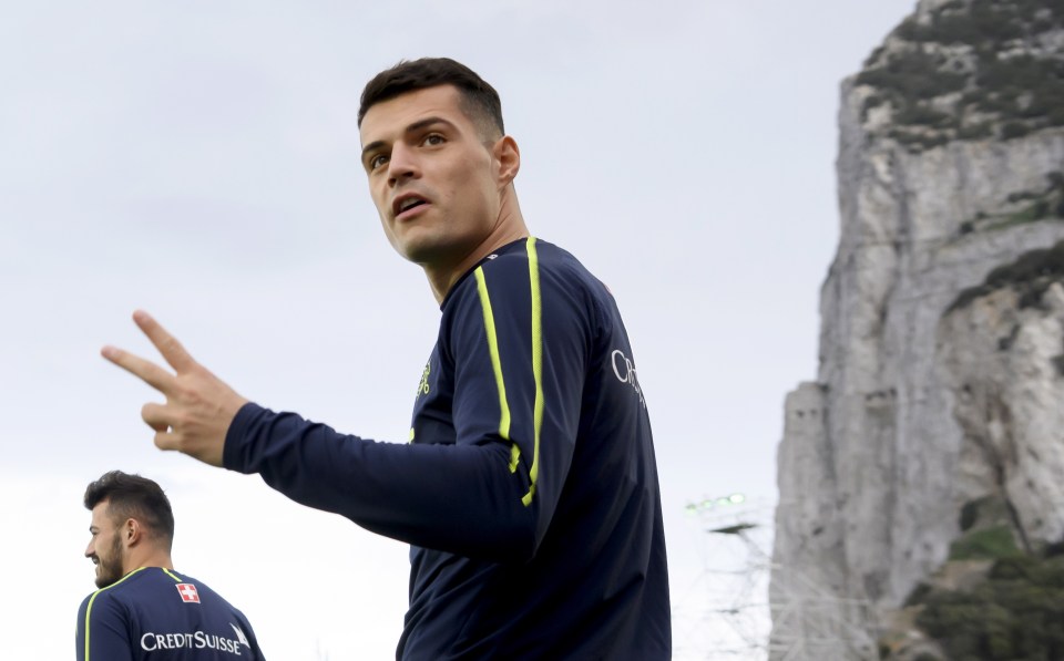  Granit Xhaka has been offered to Borussia Monchengladbach