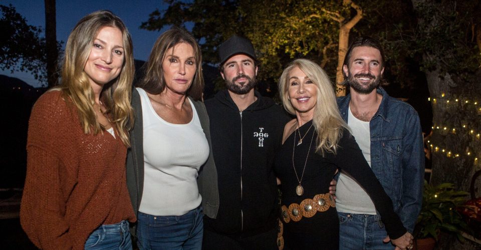  Cassandra Marino pictured with Caitlyn Jenner, Brody Jenner, Linda Thompson and Brandon Jenner