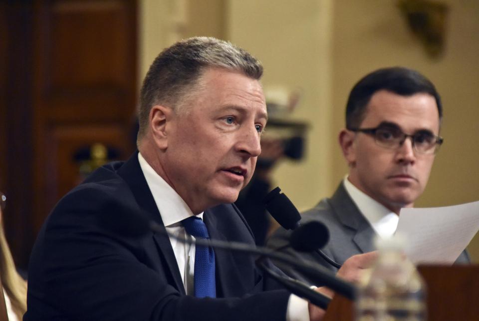 Former US Special Envoy for Ukraine Kurt Volker testifies