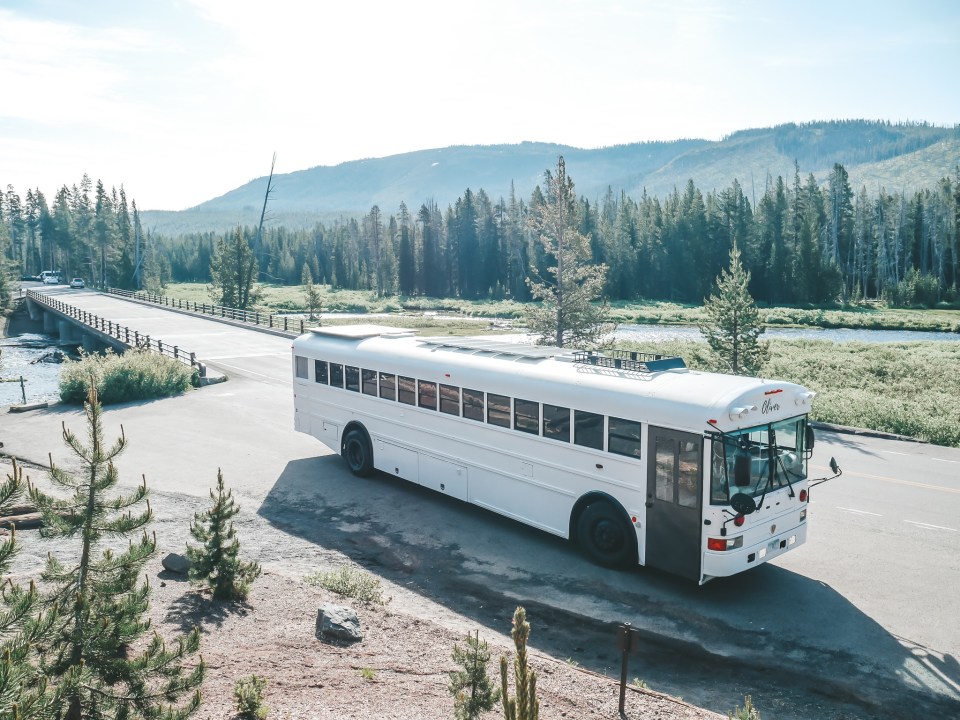 They named the bus Oliver and set off in May 2019