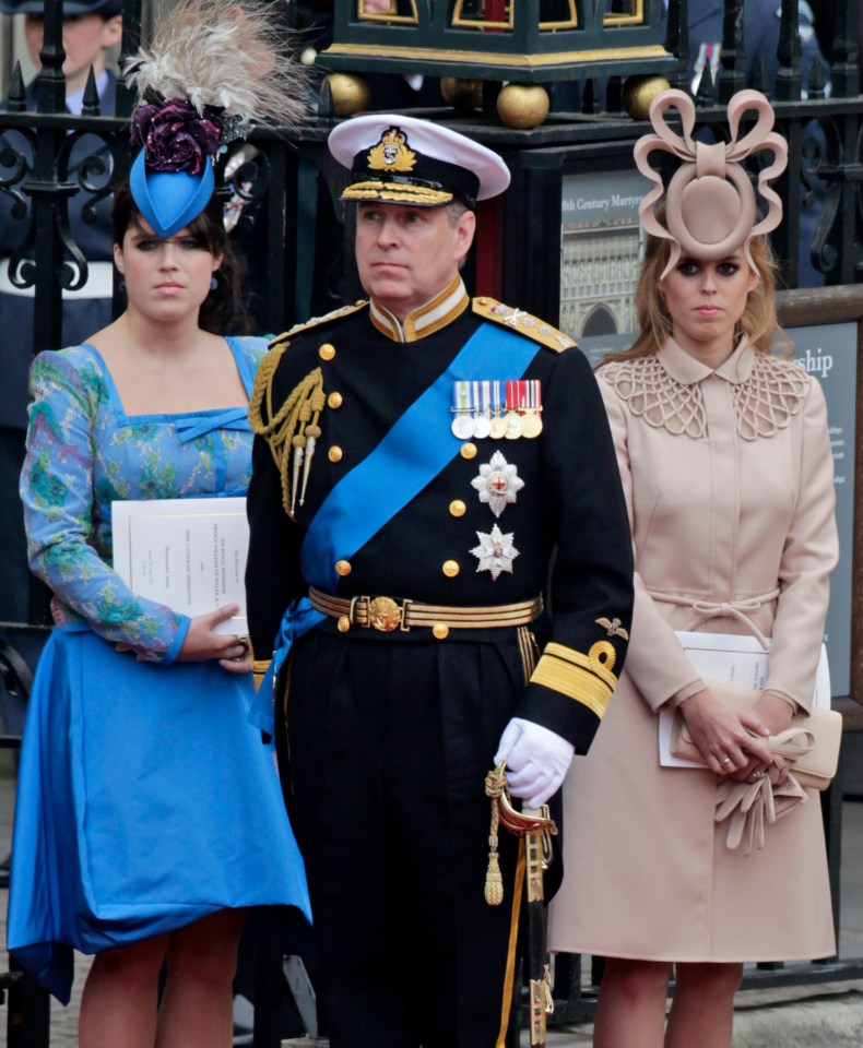  The ongoing furore over Prince Andrew is taking its toll on his daughters, Princesses Eugenie and Beatrice