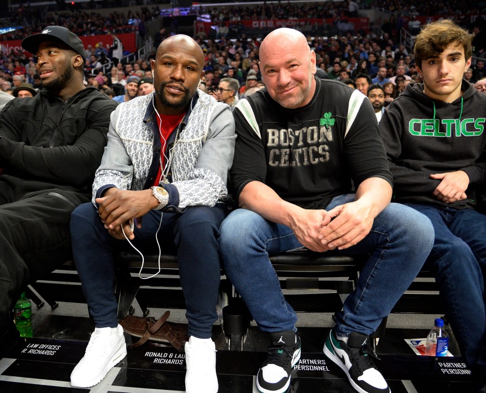 Mayweather announced he will nbe working with UFC boss Dana White next year