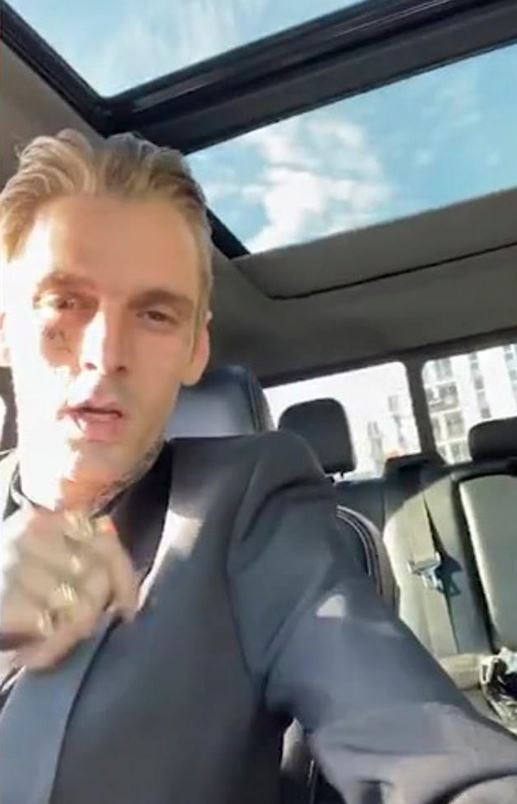  Aaron Carter took to Instagram to claim he was being forced to sell his home