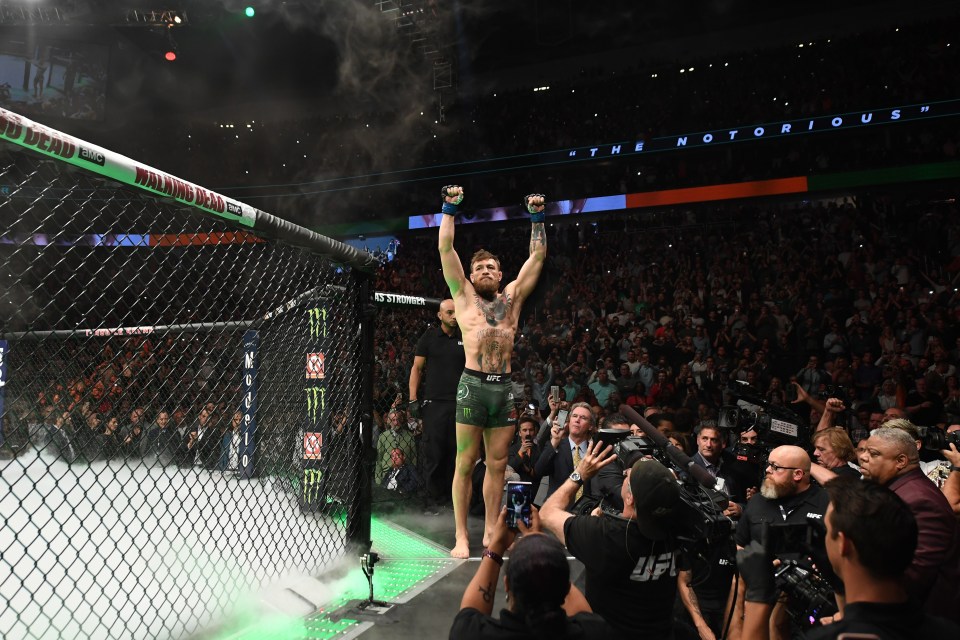 McGregor’s last fight was against lightweight champion Khabib