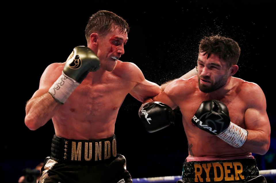  Callum Smith was hande a points victory but John Ryder pushed him right to the edge