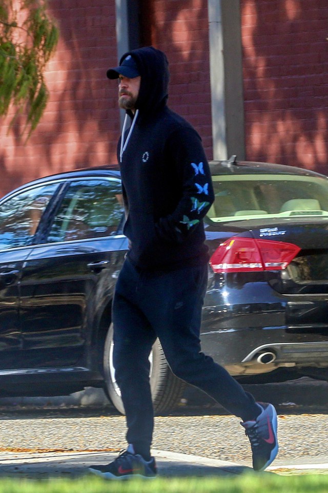  Justin was pictured looking glum in a hoodie after the photograph emerged