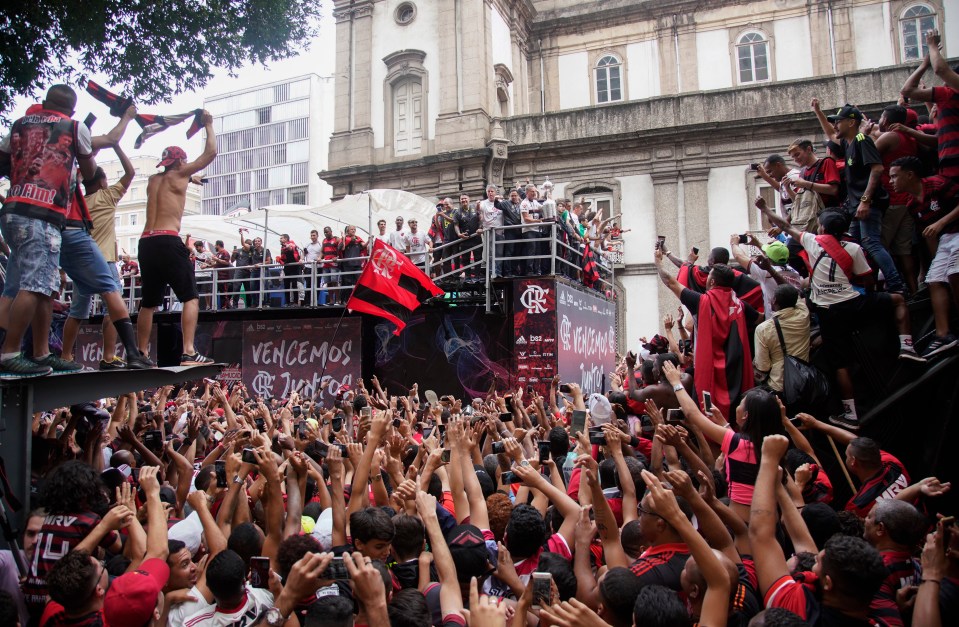  There was a party atmosphere in Rio de Janeiro