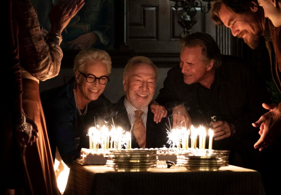  Christopher Plummer plays rich crime novelist Harlan Thrombey who has invited his extended family to ­celebrate his 85th birthday