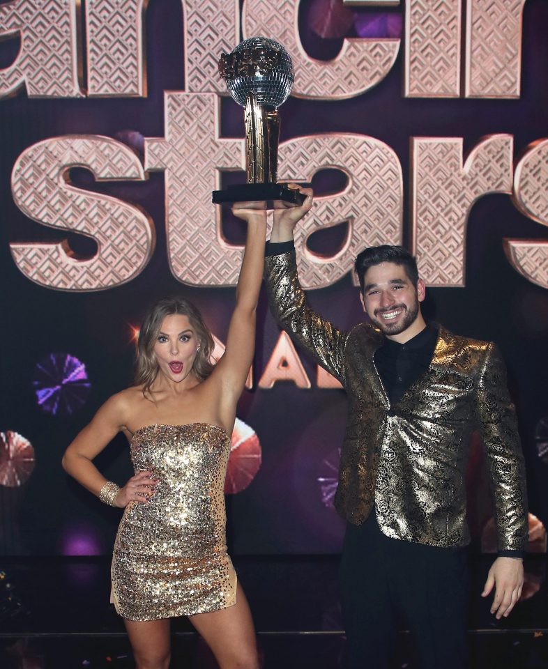  Bachelorette star Hannah took home the Mirrorball trophy on the Dancing With the Stars finale