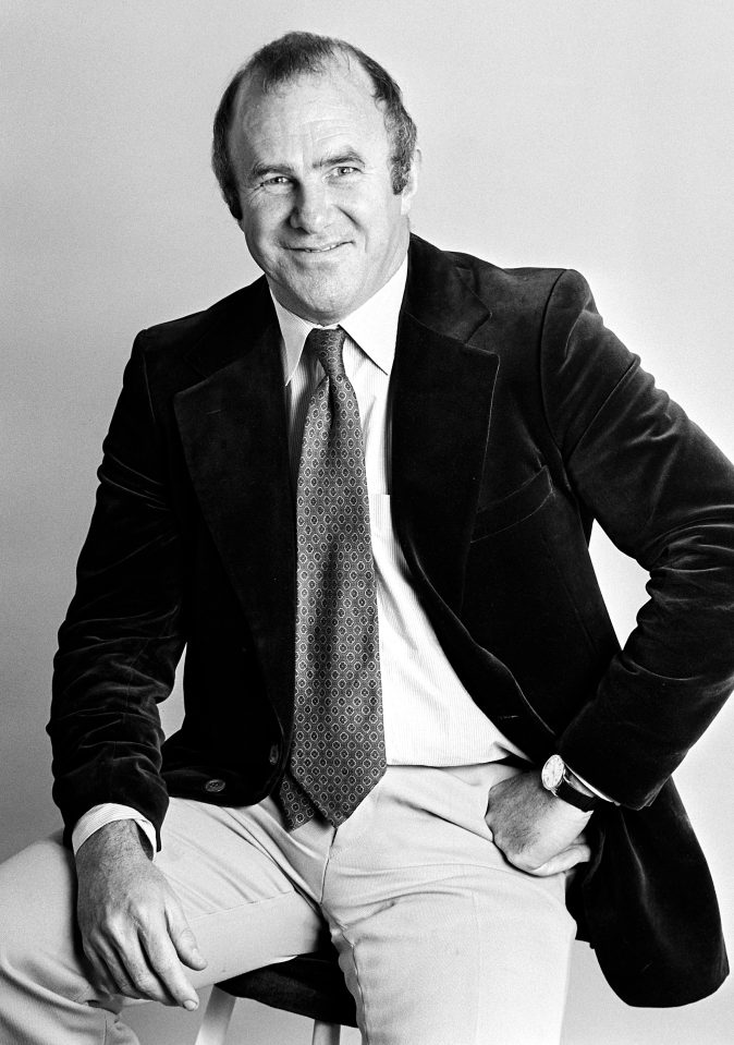  Clive James, pictured in 1981, shot to fame during the 1980s