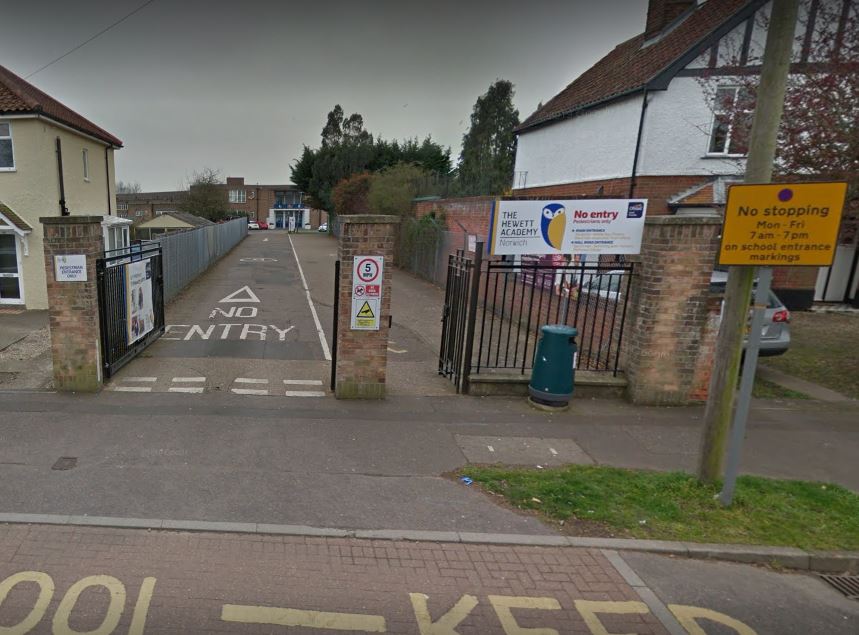  The Hewett Academy in Norwich has been slammed for taking the doors off its pupil toilets