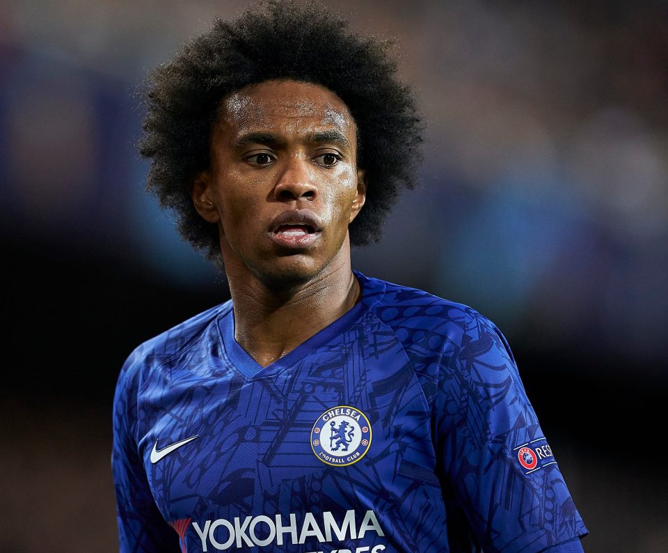  Willian is yet to be offered a new deal at Chelsea despite him wanting to stay