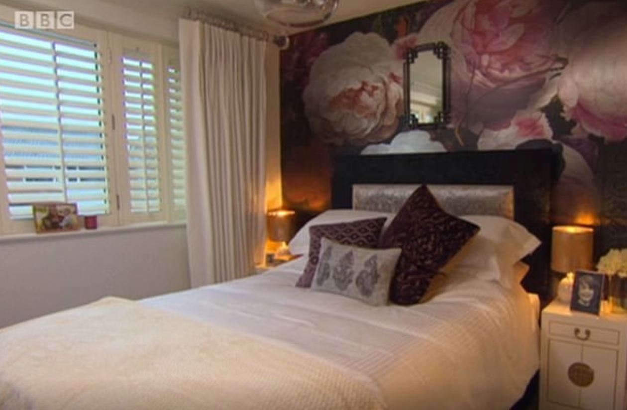 Heather and Martin's bedroom was also given an overhaul and they loved the results