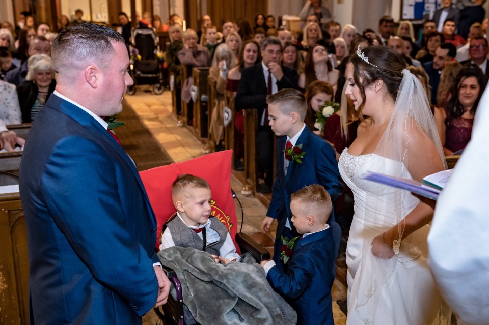  The couple had to move their wedding forward when they got the devastating news last week that Ethan has just a month to live