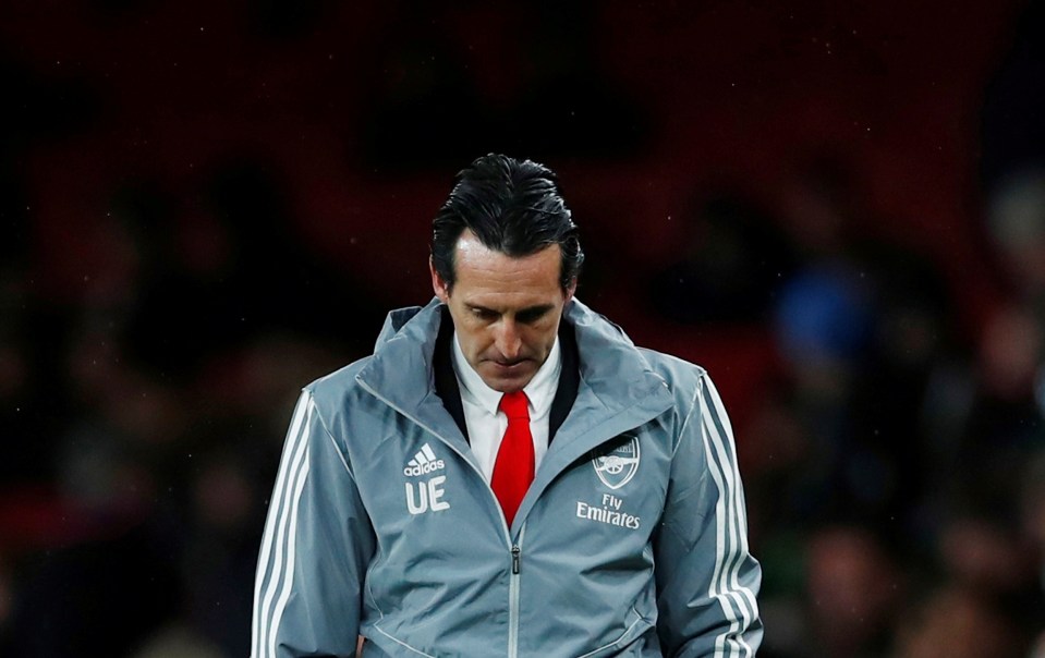  Unai Emery has been sacked as manager of Arsenal